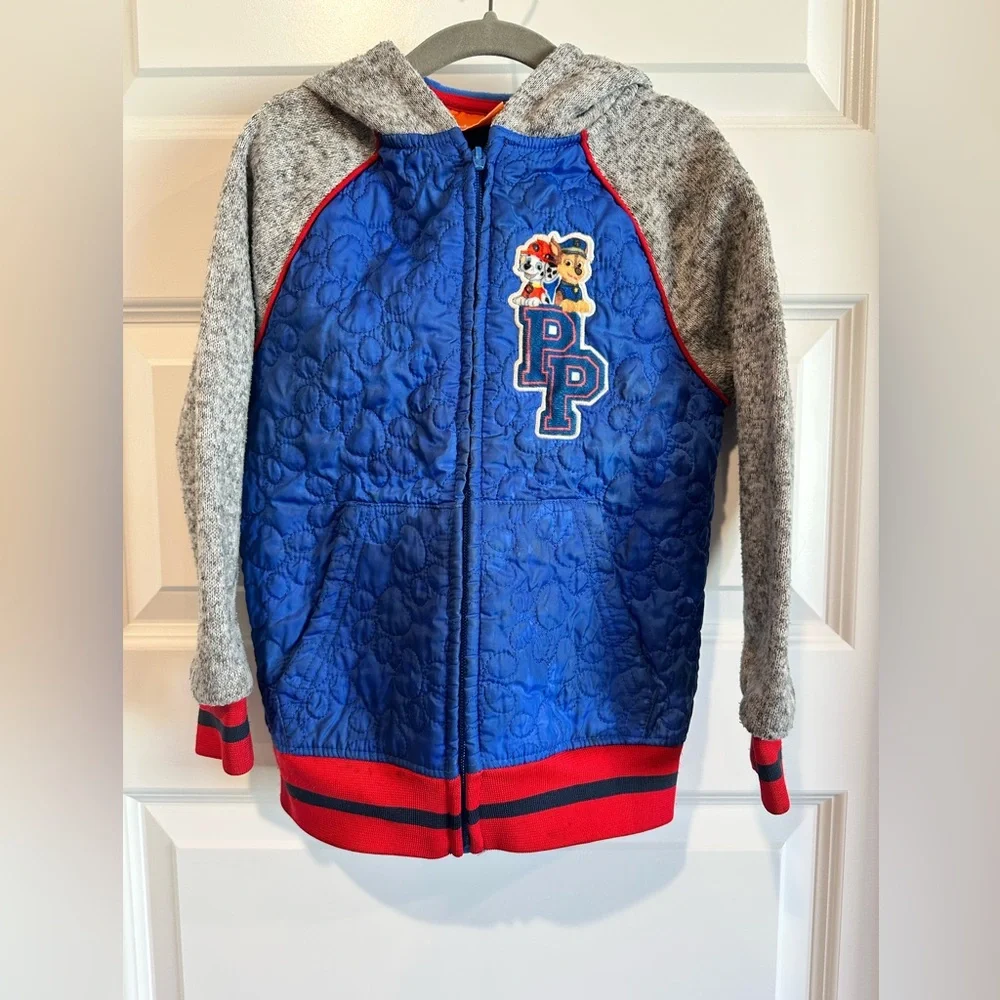 Nickelodeon Paw Patrol Boys Hooded Jacket - EUC
